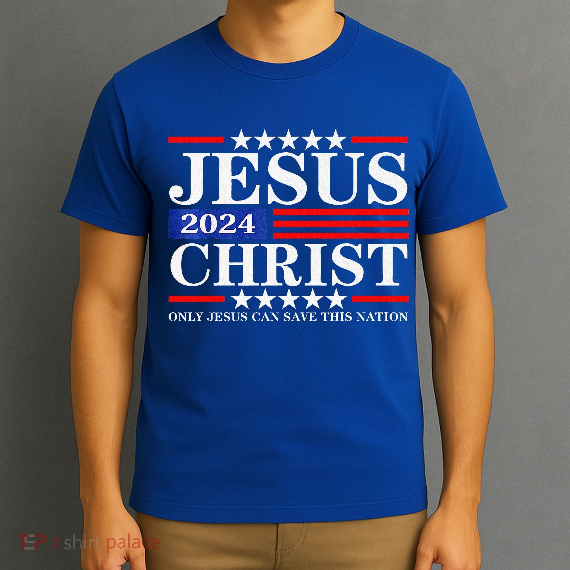 Jesus Christ 2024 Only Jesus Can Save This Nation Premium T-Shirt