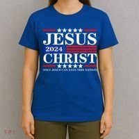 Jesus Christ 2024 Only Jesus Can Save This Nation Premium T-Shirt thumb 4