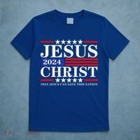 Jesus Christ 2024 Only Jesus Can Save This Nation Premium T-Shirt thumb 5