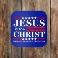 Jesus Christ 2024 Only Jesus Can Save This Nation Premium Coaster thumb 0