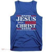 Jesus Christ 2024 Only Jesus Can Save This Nation Premium Tank Top thumb 0