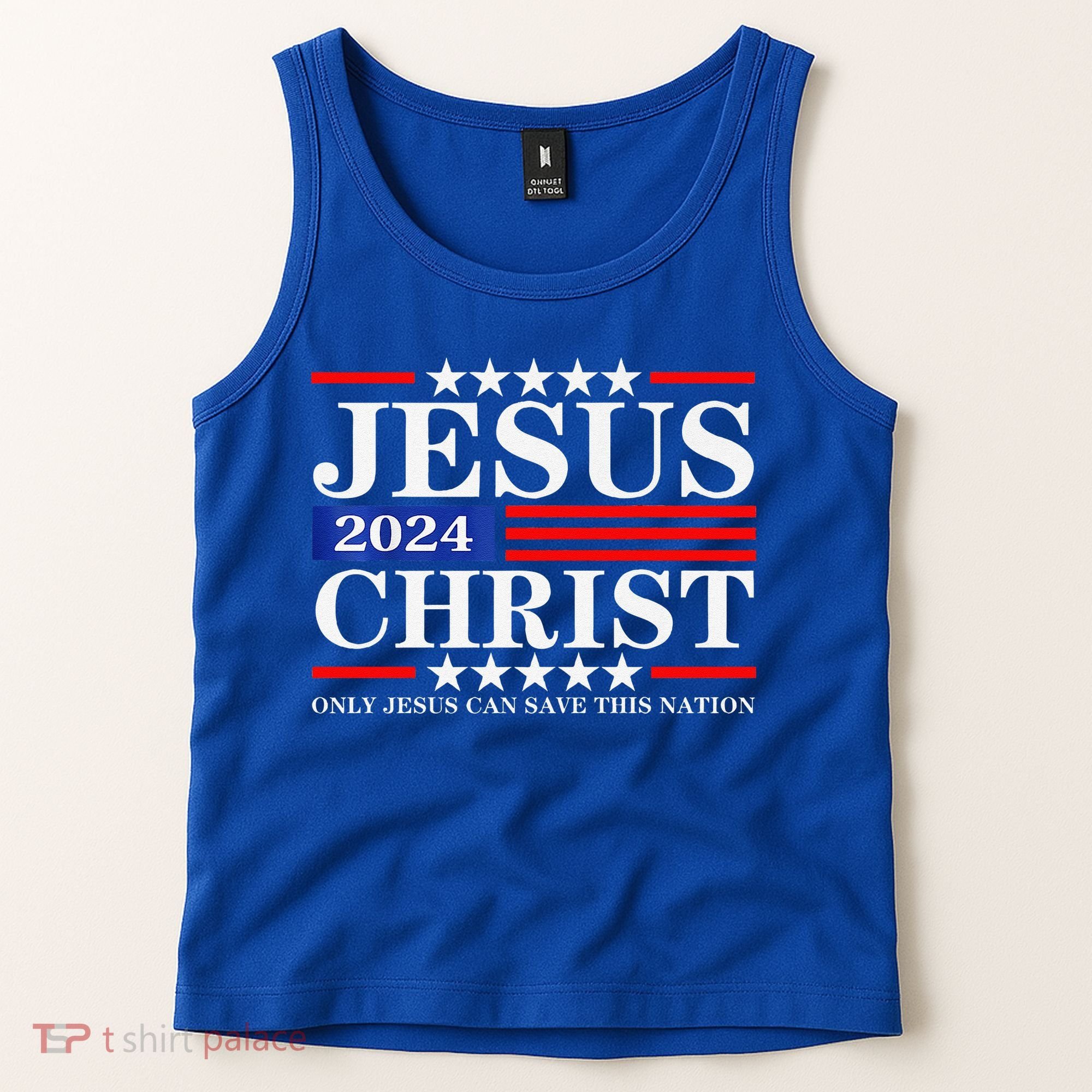 Jesus Christ 2024 Only Jesus Can Save This Nation Premium Tank Top
