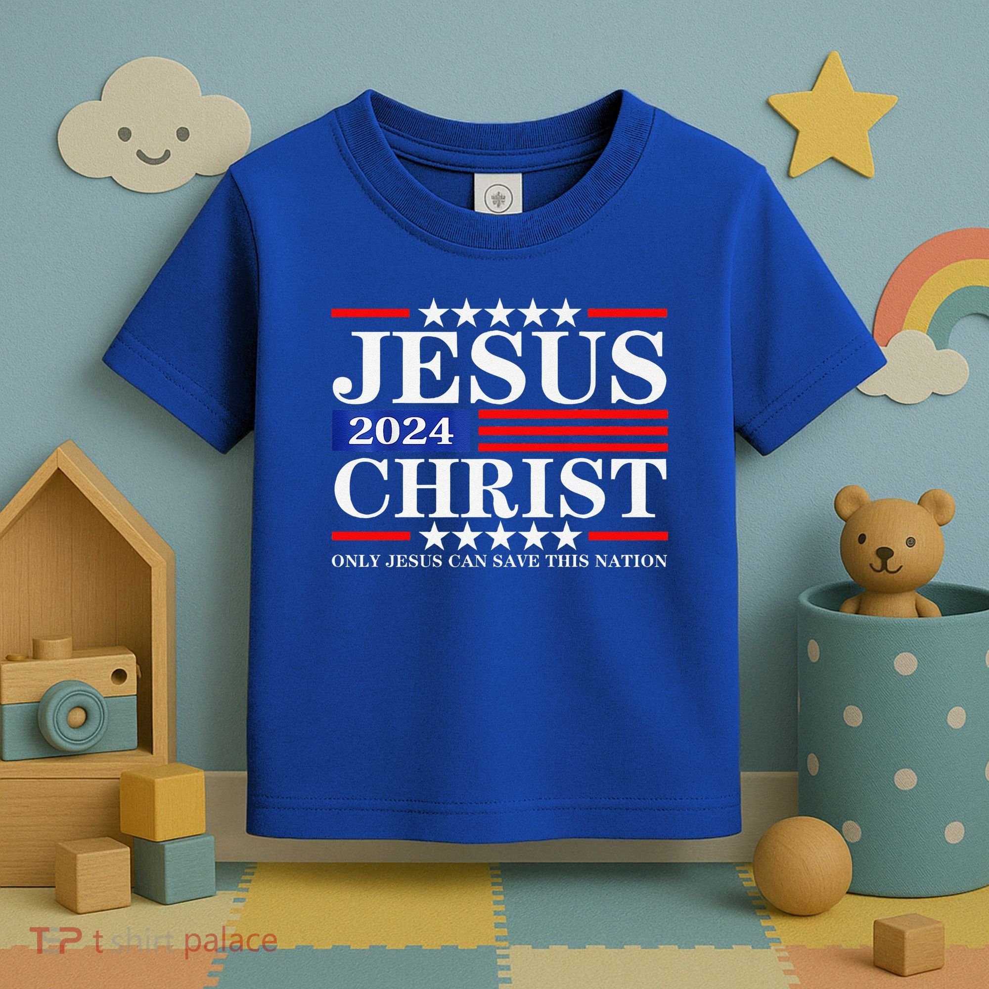 Jesus Christ 2024 Only Jesus Can Save This Nation Premium Toddler T-Shirt