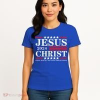 Jesus Christ 2024 Only Jesus Can Save This Nation Premium Women's T-Shirt thumb 4