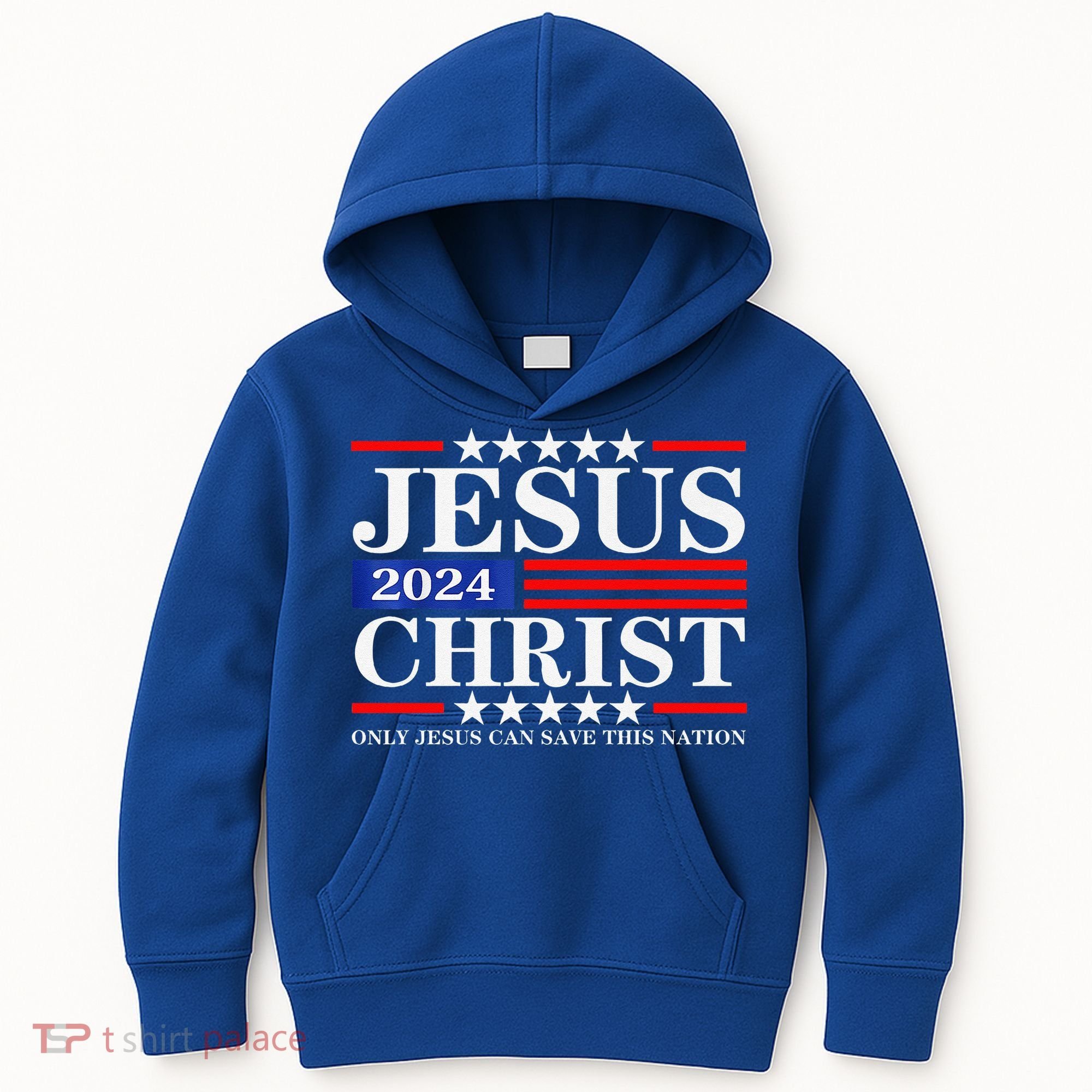 Jesus Christ 2024 Only Jesus Can Save This Nation Premium Kids Hoodie