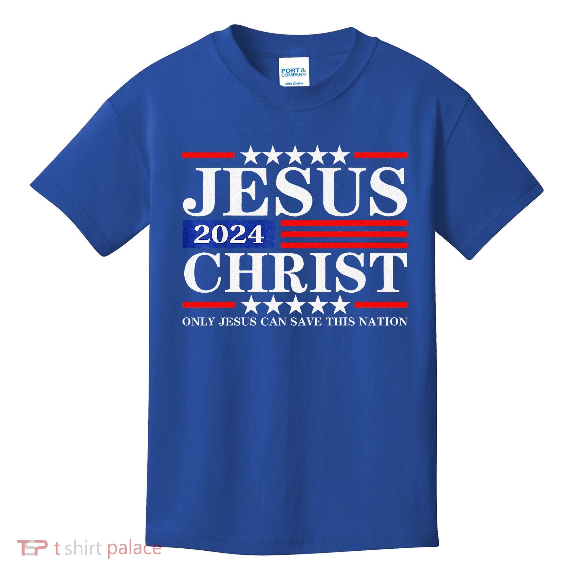 Jesus Christ 2024 Only Jesus Can Save This Nation Premium Kids T-Shirt