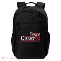 Jesus Christ 24 Only Jesus Can Save This Nation Backpack thumb 0