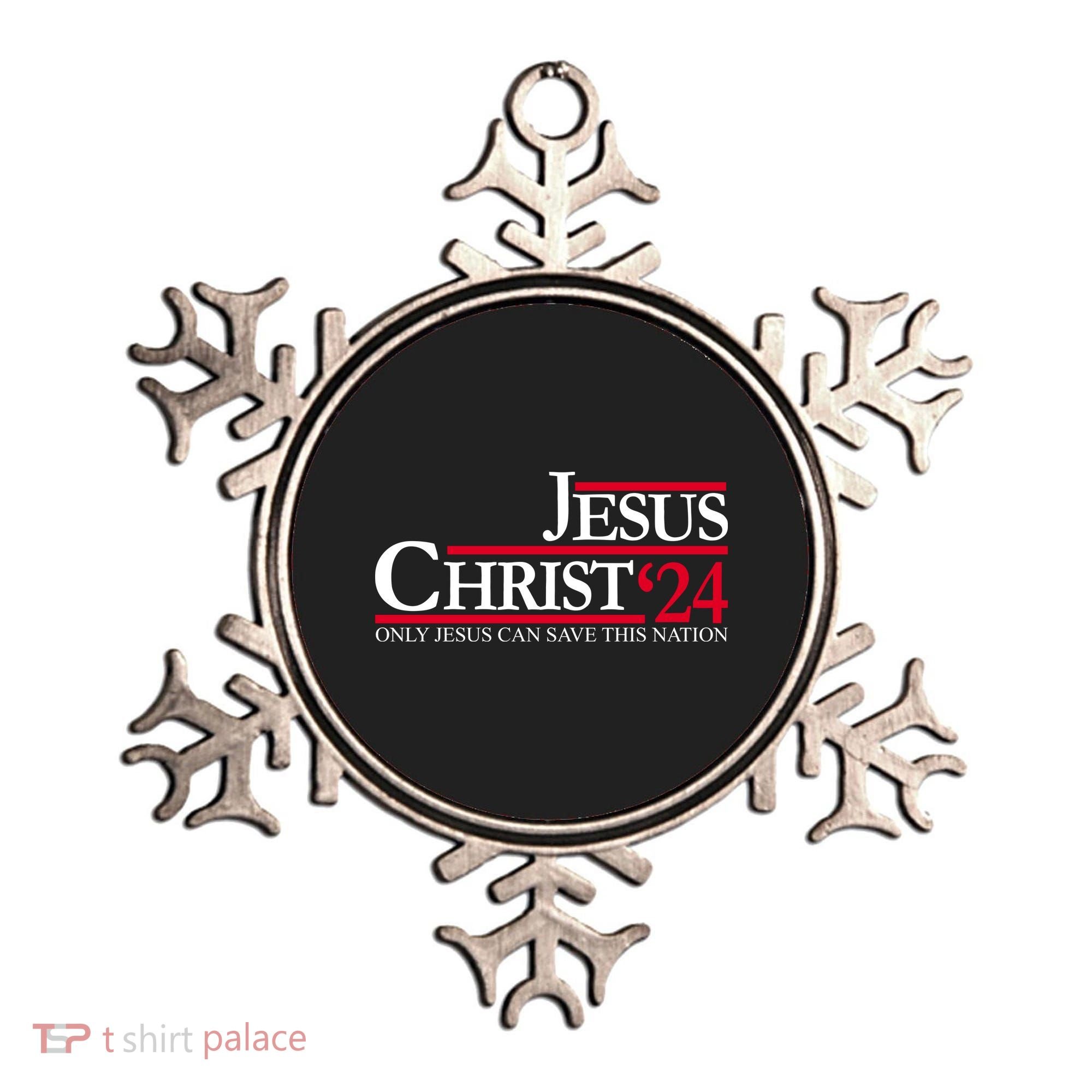 Jesus Christ 24 Only Jesus Can Save This Nation Ornament