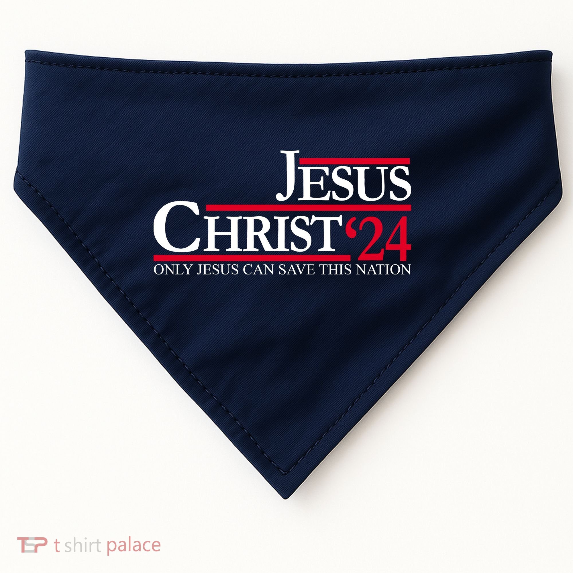 Jesus Christ 24 Only Jesus Can Save This Nation USA-Made Doggie Bandana