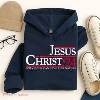 Jesus Christ 24 Only Jesus Can Save This Nation Hoodie thumb 4