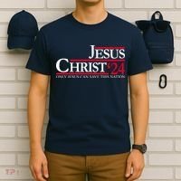 Jesus Christ 24 Only Jesus Can Save This Nation T-Shirt thumb 6