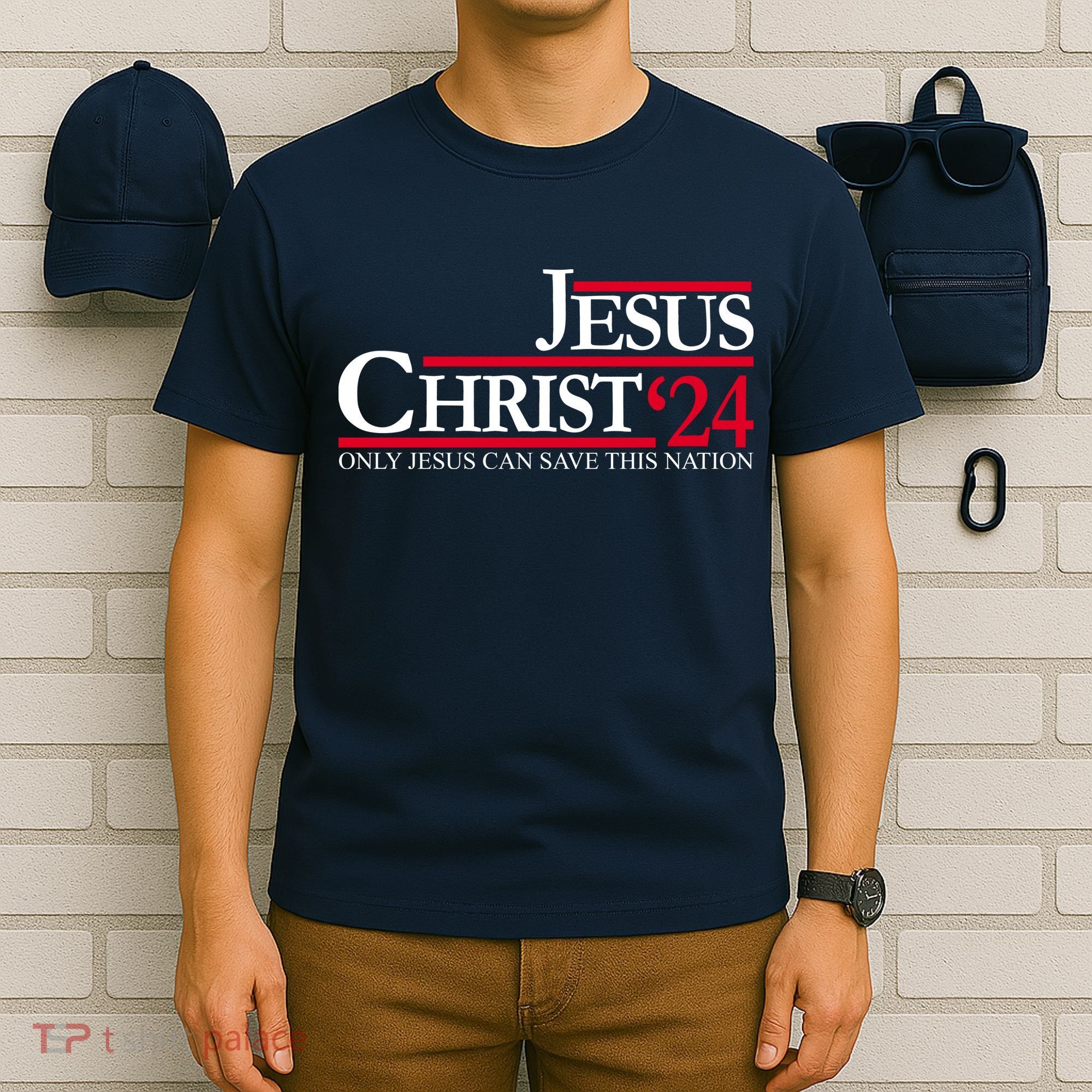 Jesus Christ 24 Only Jesus Can Save This Nation T-Shirt