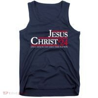 Jesus Christ 24 Only Jesus Can Save This Nation Tank Top thumb 0
