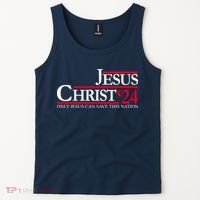 Jesus Christ 24 Only Jesus Can Save This Nation Tank Top thumb 2