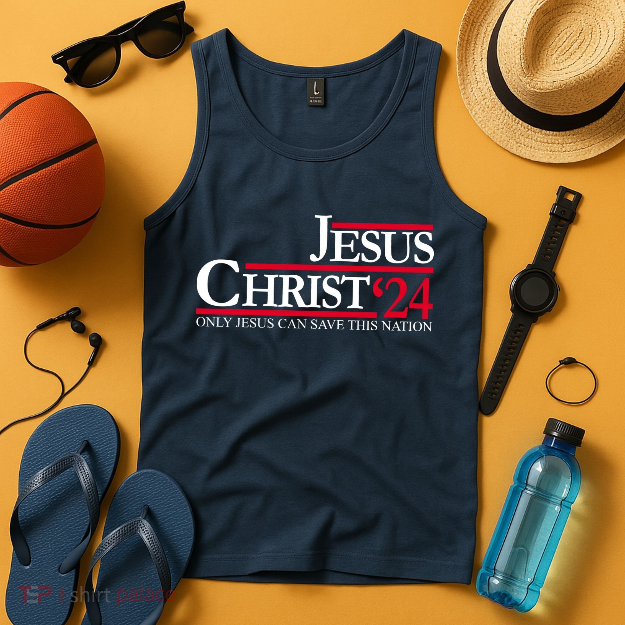 Jesus Christ 24 Only Jesus Can Save This Nation Tank Top