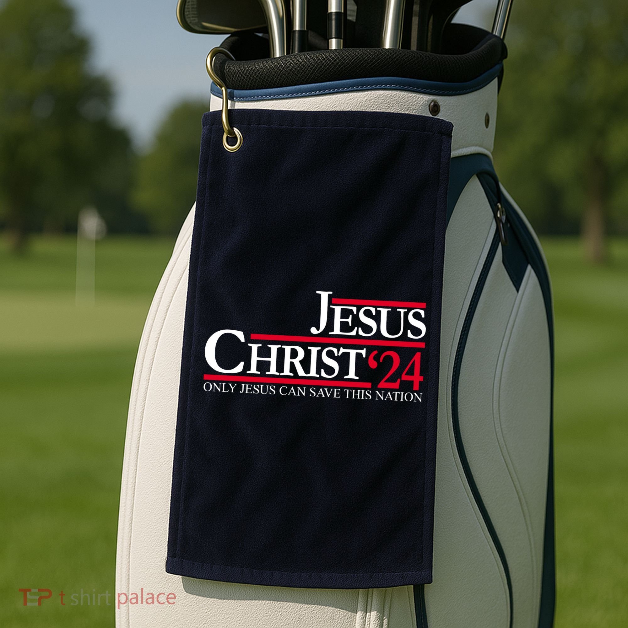 Jesus Christ 24 Only Jesus Can Save This Nation Golf Towel