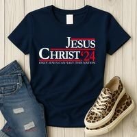 Jesus Christ 24 Only Jesus Can Save This Nation Women's T-Shirt thumb 3