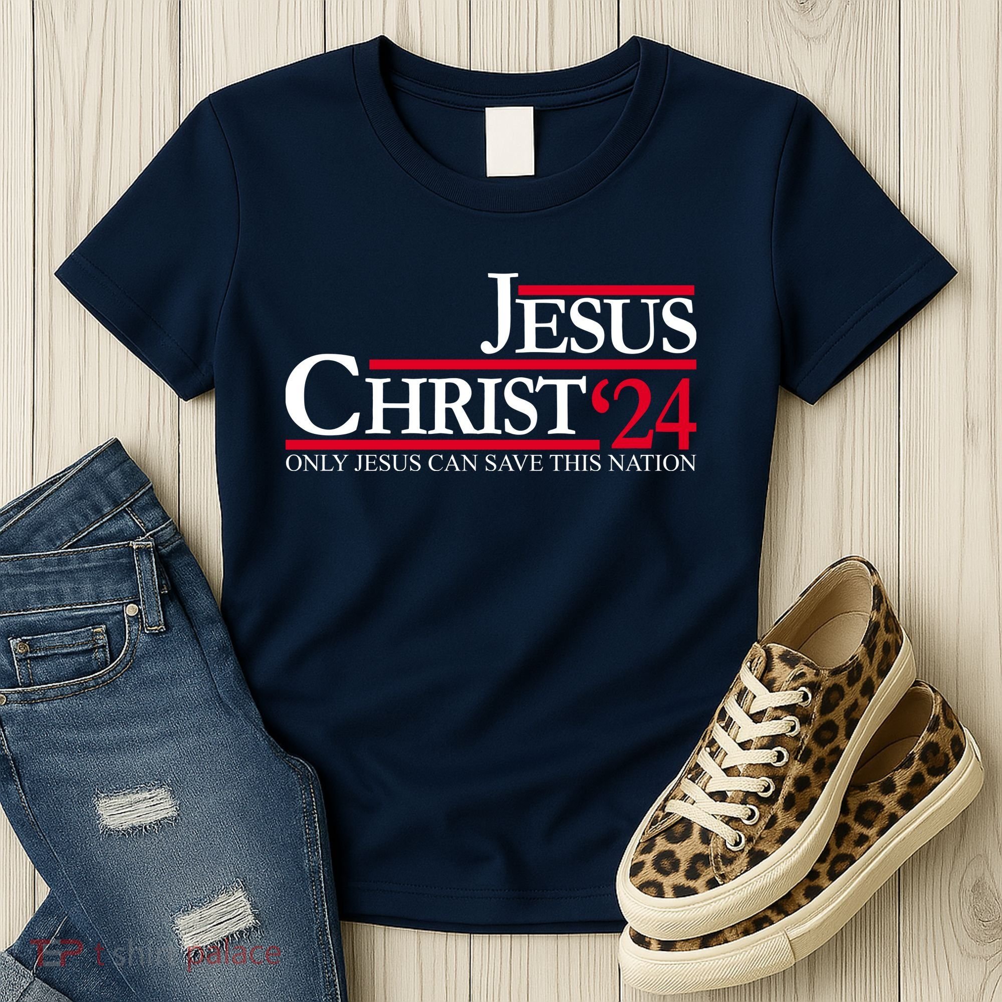 Jesus Christ 24 Only Jesus Can Save This Nation Women's T-Shirt