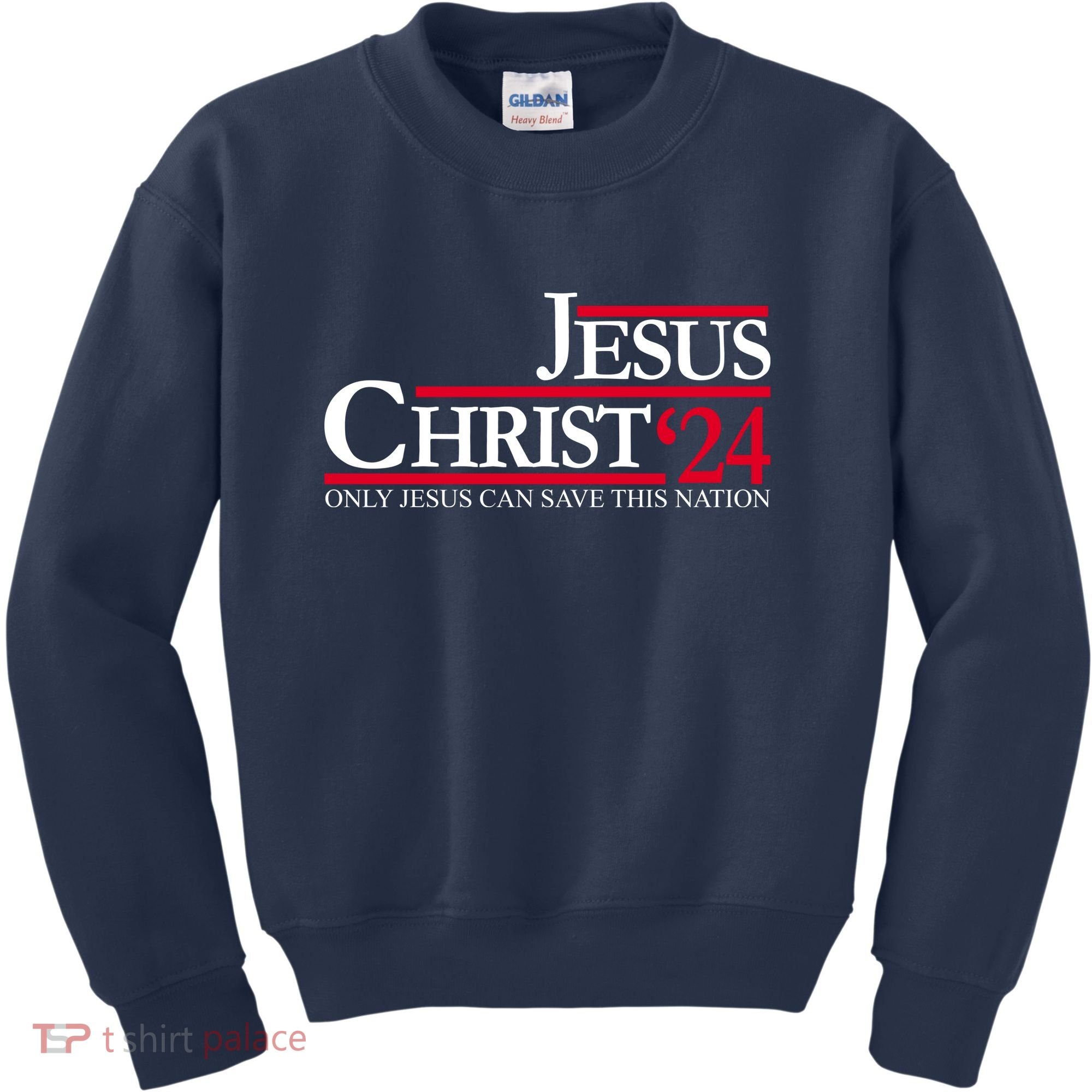 Jesus Christ 24 Only Jesus Can Save This Nation Kids Sweatshirt