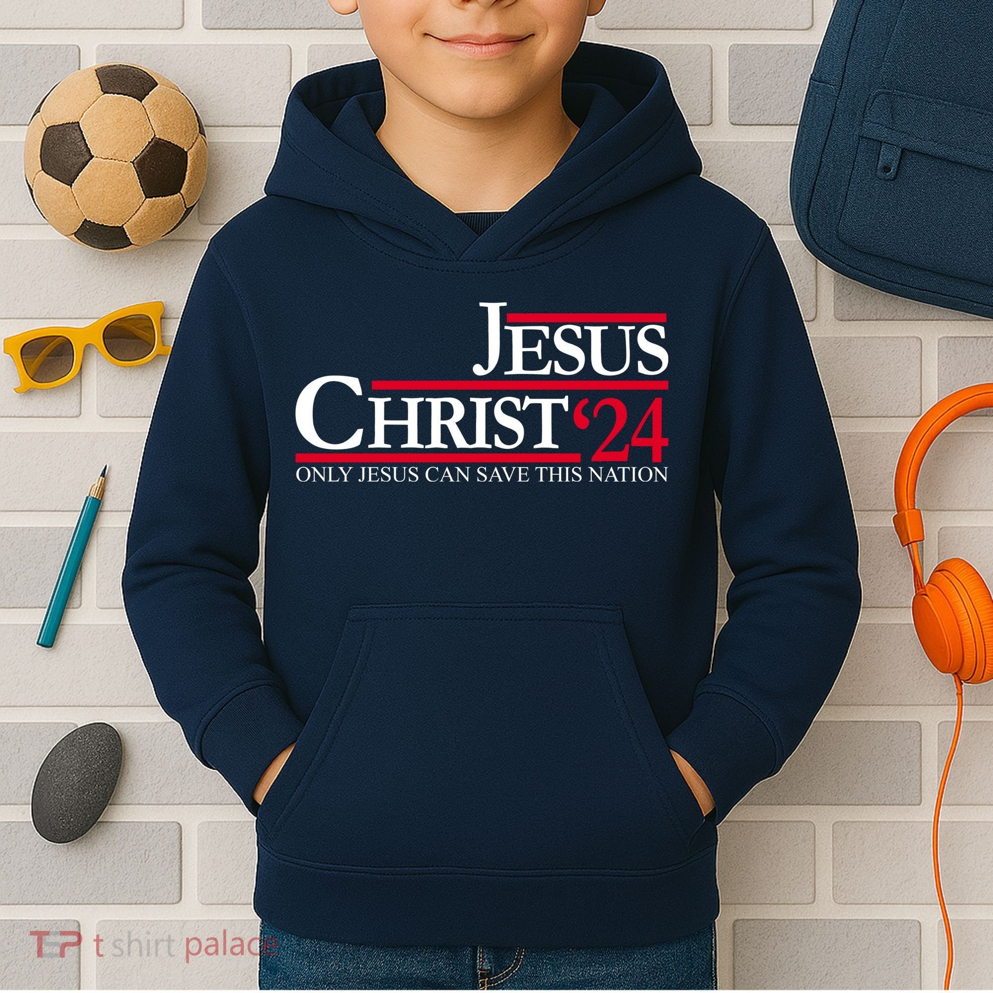 Jesus Christ 24 Only Jesus Can Save This Nation Kids Hoodie
