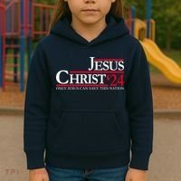 Jesus Christ 24 Only Jesus Can Save This Nation Kids Hoodie thumb 3