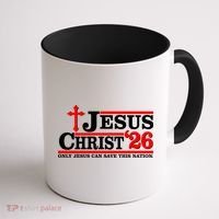 Jesus Christ 2026 Only Jesus Can Save This Nation Coffee Mug thumb 1