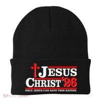 Jesus Christ 2026 Only Jesus Can Save This Nation Beanie thumb 0