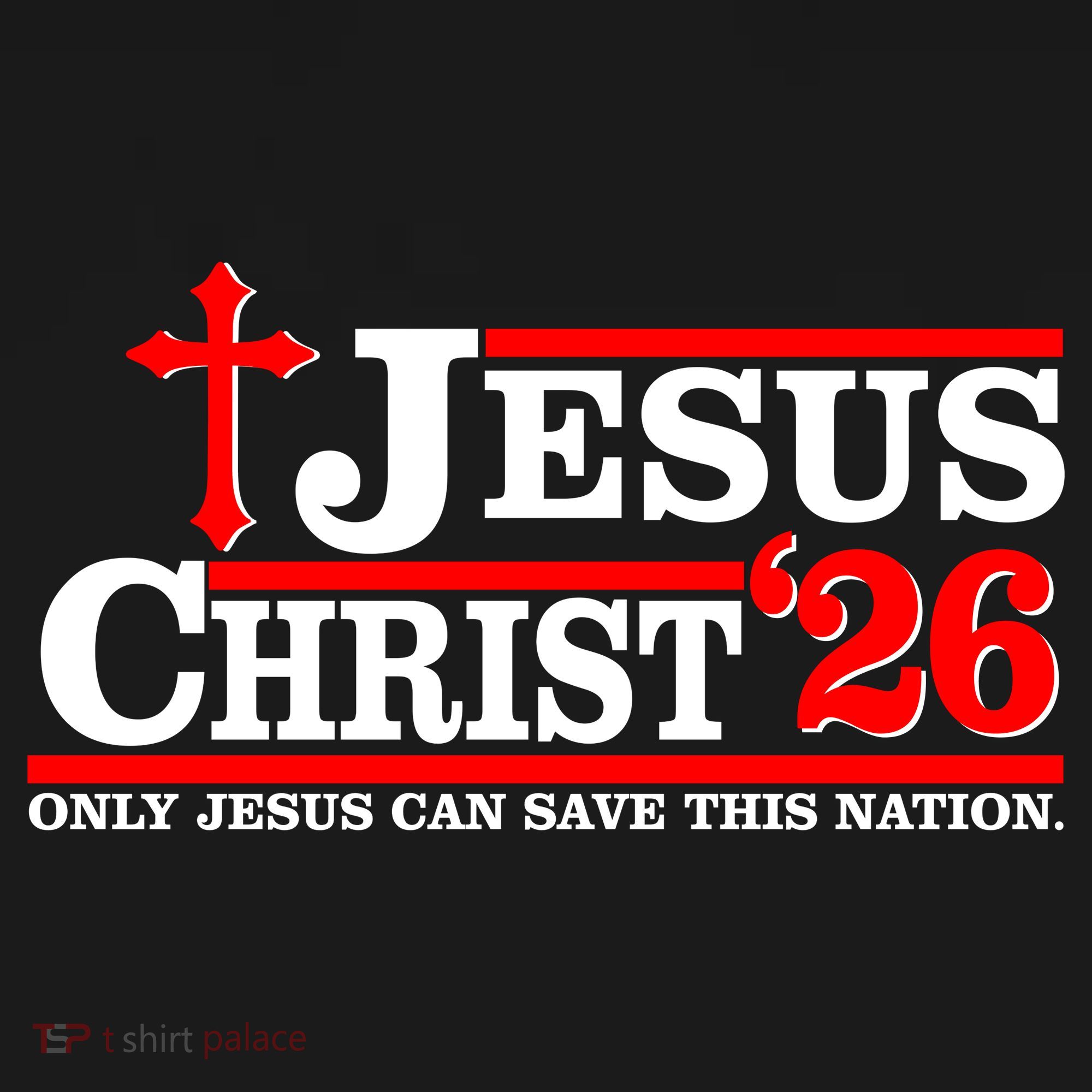 Jesus Christ 2026 Only Jesus Can Save This Nation Ornament
