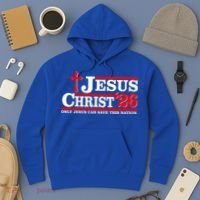 Jesus Christ 2026 Only Jesus Can Save This Nation Hoodie thumb 3