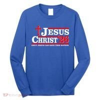 Jesus Christ 2026 Only Jesus Can Save This Nation Long Sleeve Shirt thumb 0