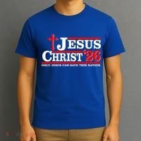 Jesus Christ 2026 Only Jesus Can Save This Nation T-Shirt thumb 3