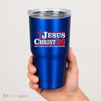 Jesus Christ 2026 Only Jesus Can Save This Nation Tumbler thumb 2
