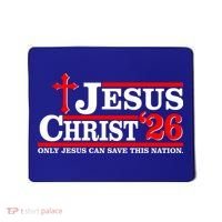 Jesus Christ 2026 Only Jesus Can Save This Nation Mousepad thumb 0