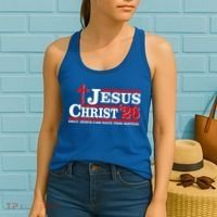 Jesus Christ 2026 Only Jesus Can Save This Nation Women's Tank Top thumb 2