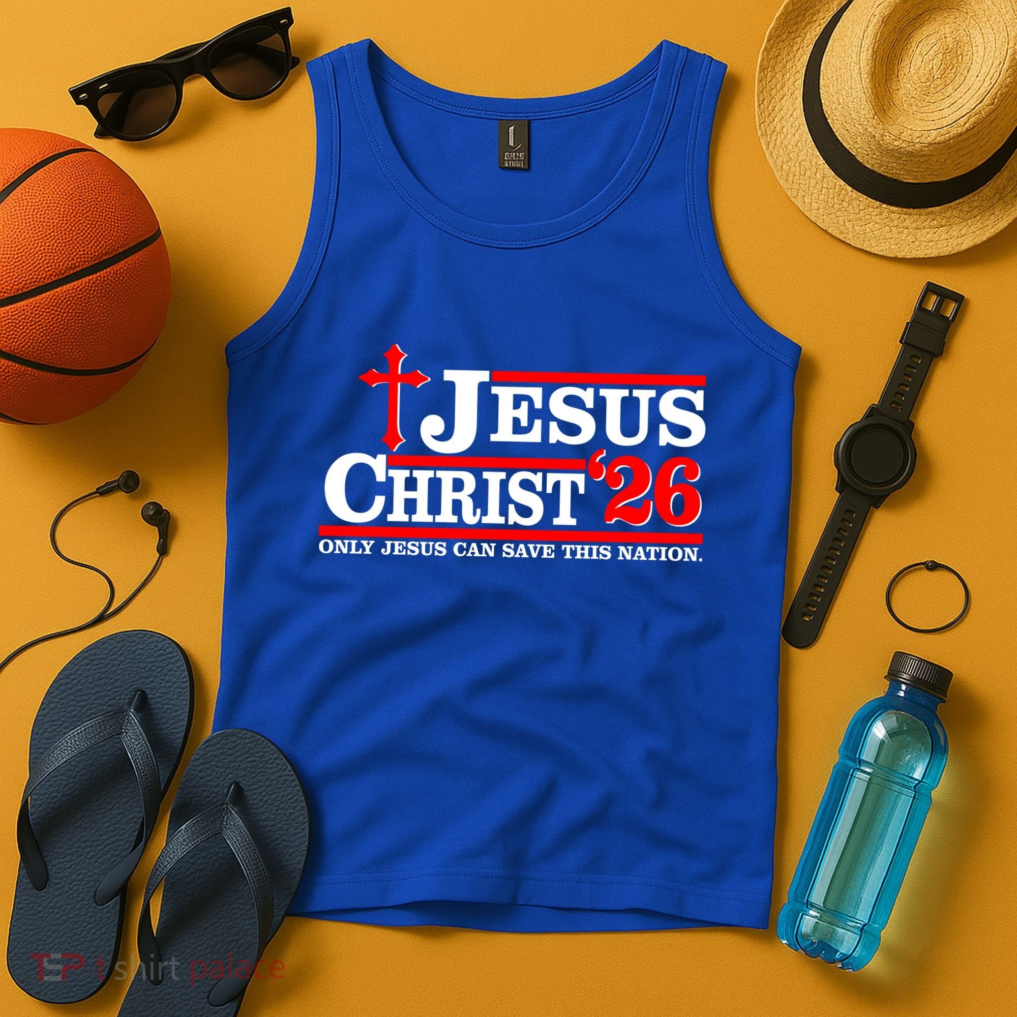 Jesus Christ 2026 Only Jesus Can Save This Nation Tank Top