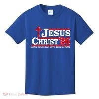 Jesus Christ 2026 Only Jesus Can Save This Nation Kids T-Shirt thumb 0