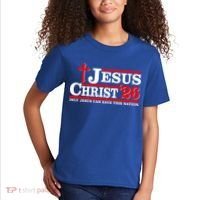 Jesus Christ 2026 Only Jesus Can Save This Nation Kids T-Shirt thumb 2