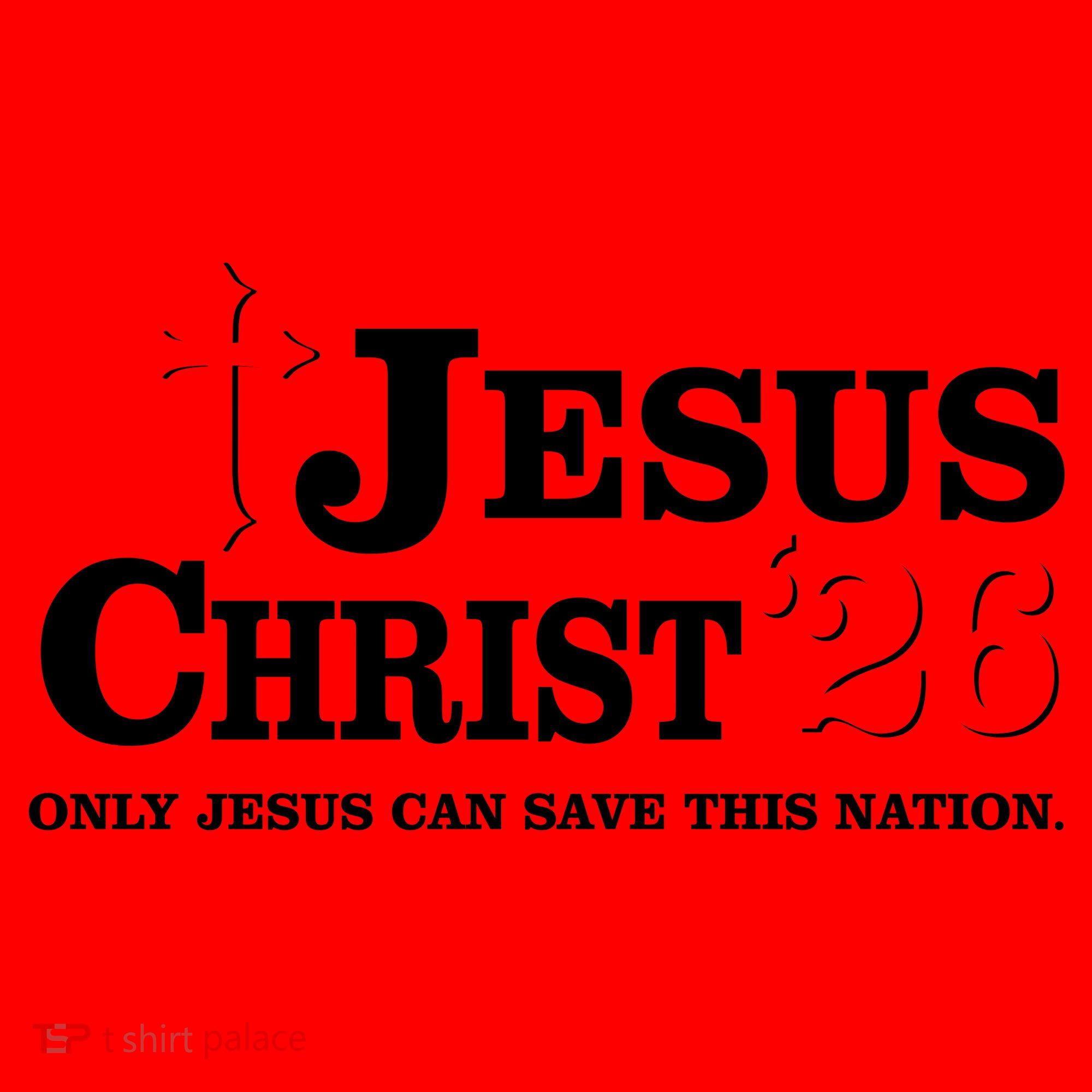 Jesus Christ 2026 Only Jesus Can Save This Nation Santa Hat