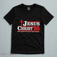 Jesus Christ 2025 Only Jesus Can Save This Nation Christian Catholic T-Shirt thumb 5