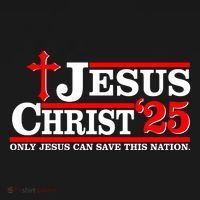 Jesus Christ 2025 Only Jesus Can Save This Nation Christian Catholic Mousepad thumb 1