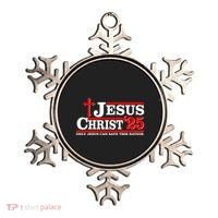 Jesus Christ 2025 Only Jesus Can Save This Nation Christian Catholic Ornament thumb 0