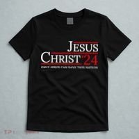 Jesus Christ 2024 Only Jesus Can Save This Nation T-Shirt thumb 5