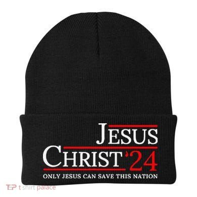 Jesus Christ 2024 Only Jesus Can Save This Nation Beanie