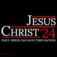 Jesus Christ 2024 Only Jesus Can Save This Nation Women's Hoodie thumb 2