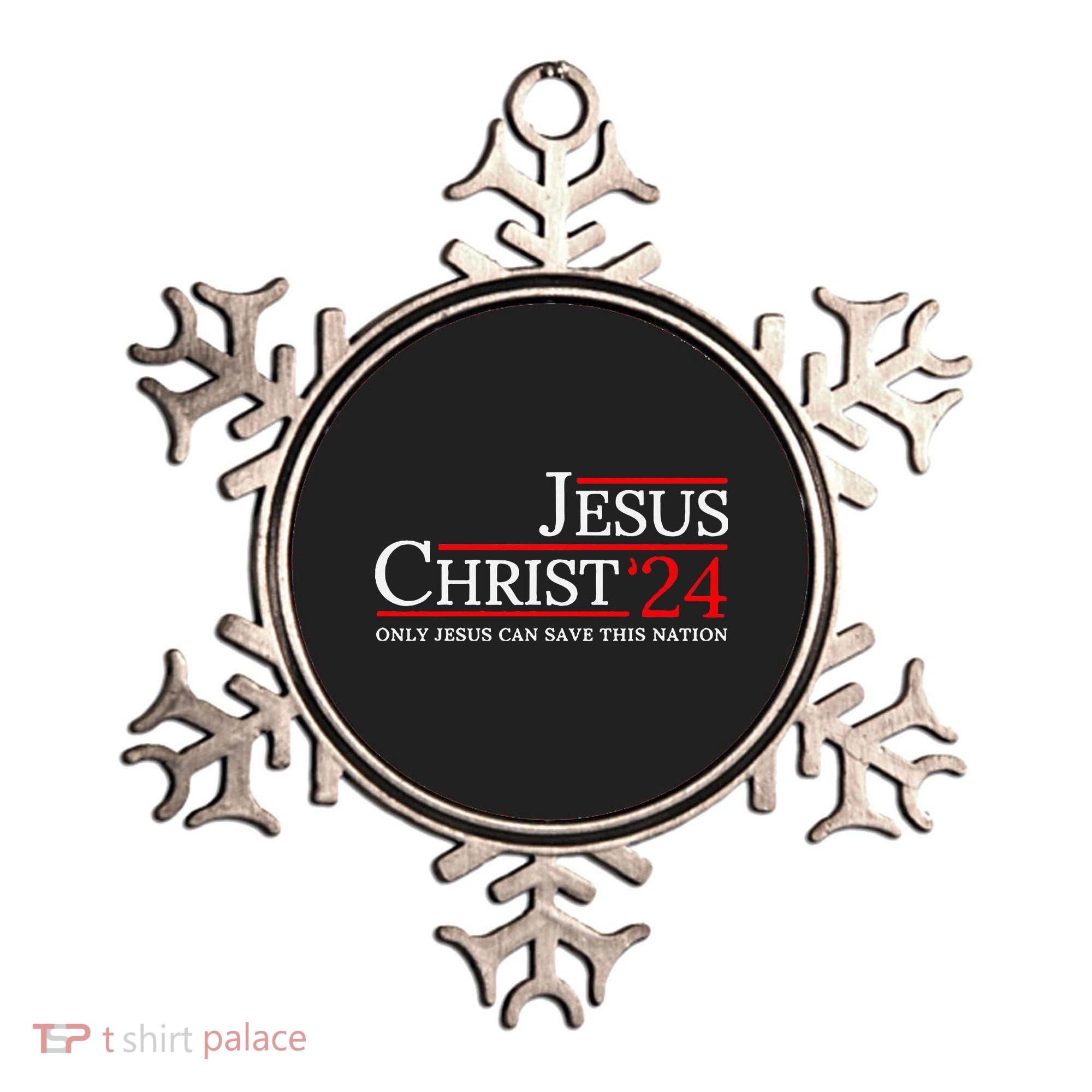 Jesus Christ 2024 Only Jesus Can Save This Nation Ornament