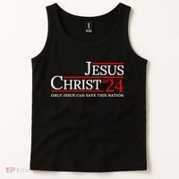 Jesus Christ 2024 Only Jesus Can Save This Nation Tank Top thumb 2