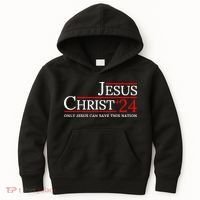 Jesus Christ 2024 Only Jesus Can Save This Nation Kids Hoodie thumb 0
