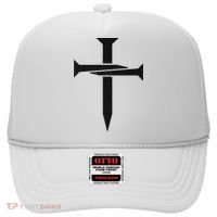 Jesus Christ 3 Nails Cross Christian Faith Embroidered Hat thumb 0