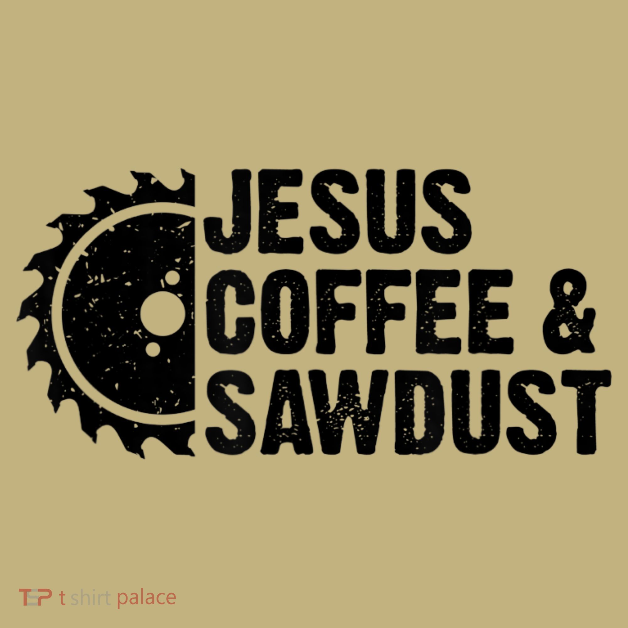 Jesus Coffee &Amp; Sawdust Christian Carpenter Woodworking Mousepad