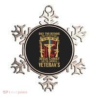 Jesus Christ And The American Veteran's Ornament thumb 0
